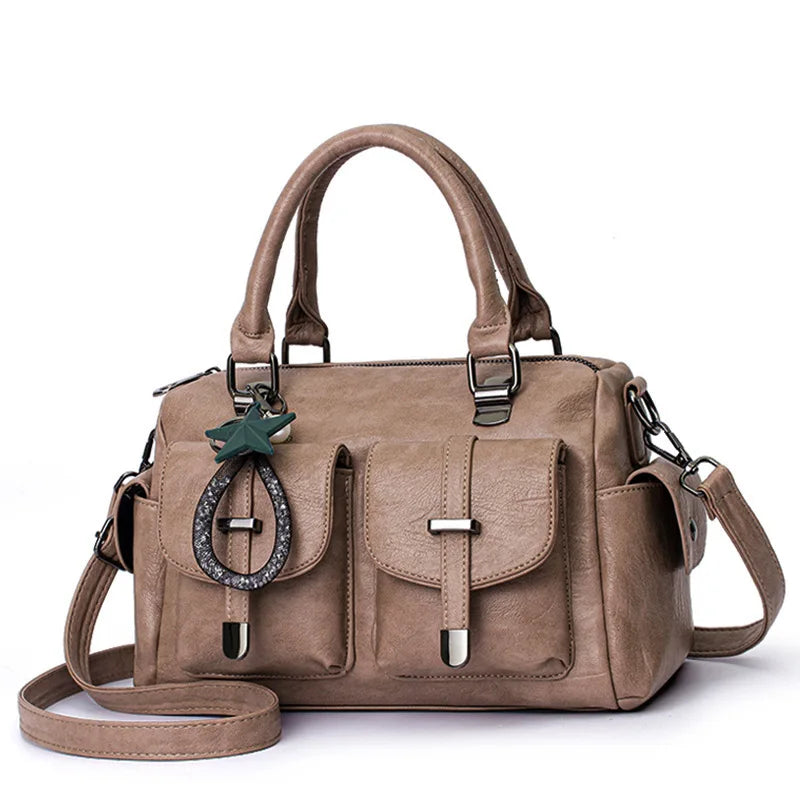 New Women bag  Handbags Bag for 2025 Female Crossbody new High quality fashionable shoulder bag designer travel Hairball bag