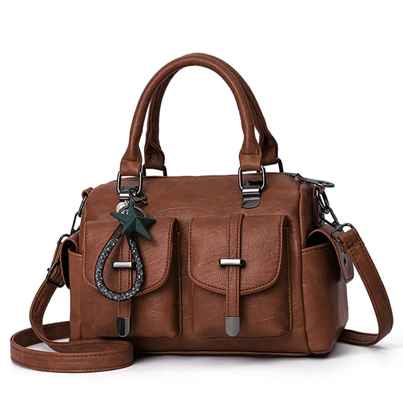 New Women bag  Handbags Bag for 2025 Female Crossbody new High quality fashionable shoulder bag designer travel Hairball bag