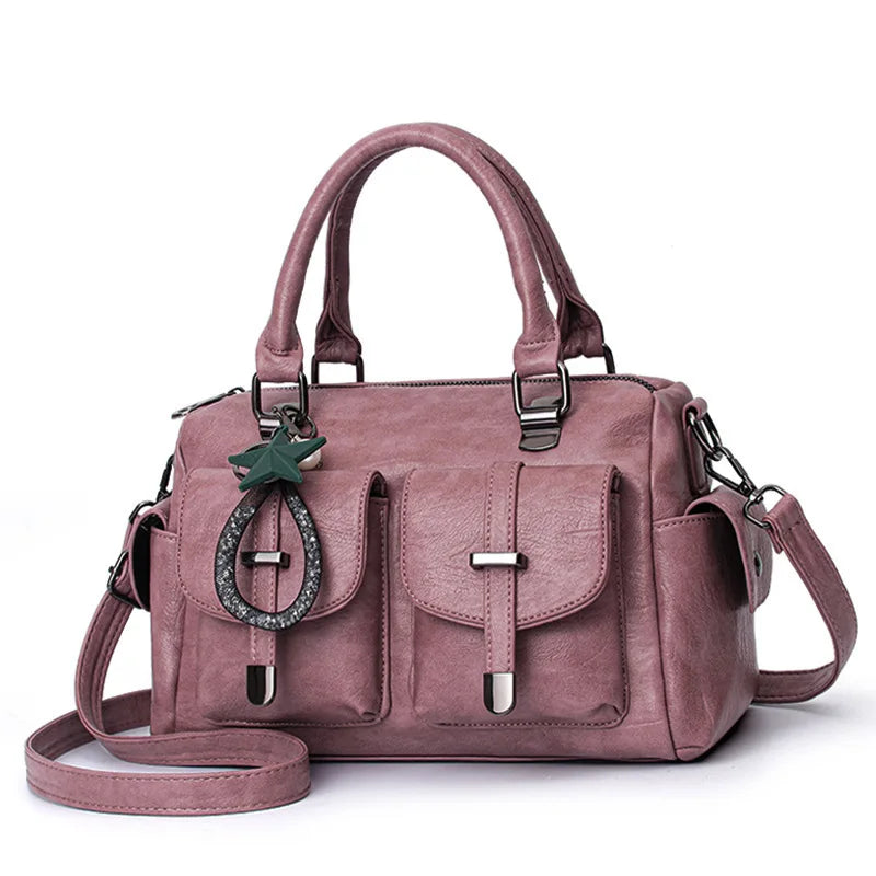 New Women bag  Handbags Bag for 2025 Female Crossbody new High quality fashionable shoulder bag designer travel Hairball bag