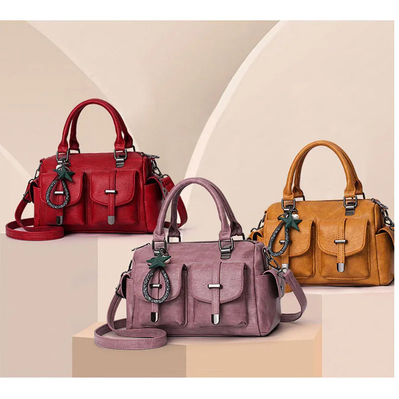 New Women bag  Handbags Bag for 2025 Female Crossbody new High quality fashionable shoulder bag designer travel Hairball bag