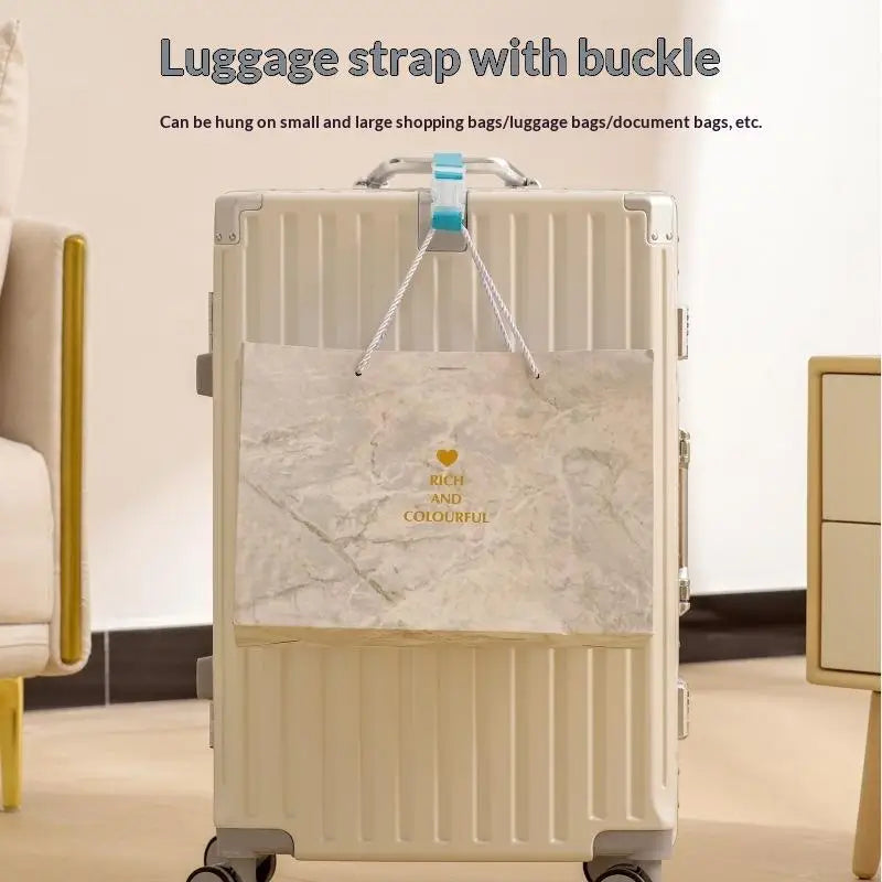 1PC Adjustable Nylon Luggage Hanging Straps Baggage Belt Security Bag Buckle Button Aircraft Suitcase Travel Luggage Accessories