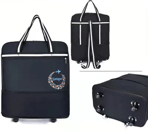 Air Checked Bag Luggage Travel Universal Wheel Foldable  Moving Storage  Oxford Waterproof  Packing Cubes