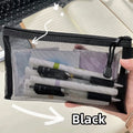 Portable Student Cosmetic Brush Storage Bag High Aesthetic Value Zipper Stationery Accessories Cotton Fabric Leisure Travel Bag