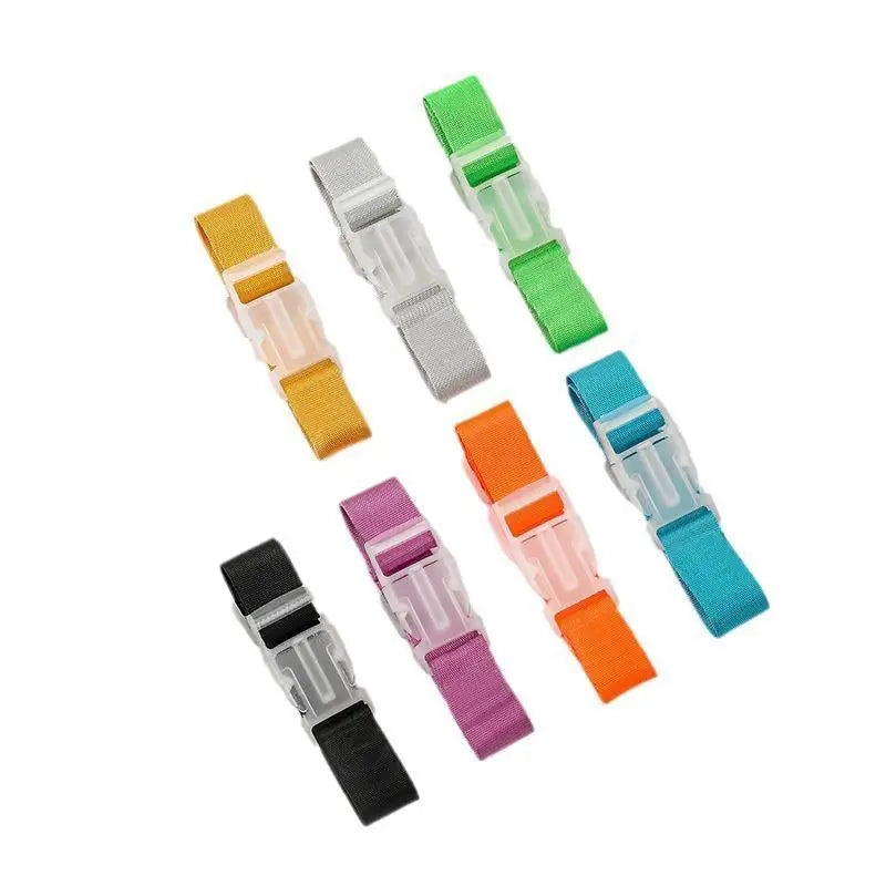 1PC Adjustable Nylon Luggage Hanging Straps Baggage Belt Security Bag Buckle Button Aircraft Suitcase Travel Luggage Accessories