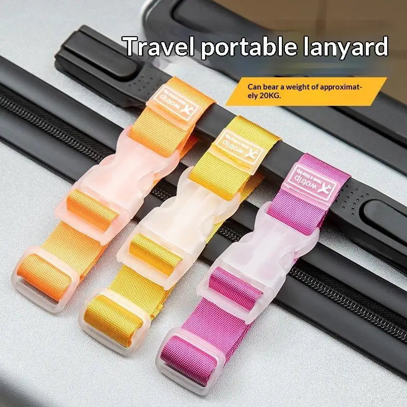 1PC Adjustable Nylon Luggage Hanging Straps Baggage Belt Security Bag Buckle Button Aircraft Suitcase Travel Luggage Accessories